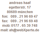 mail an webXperte